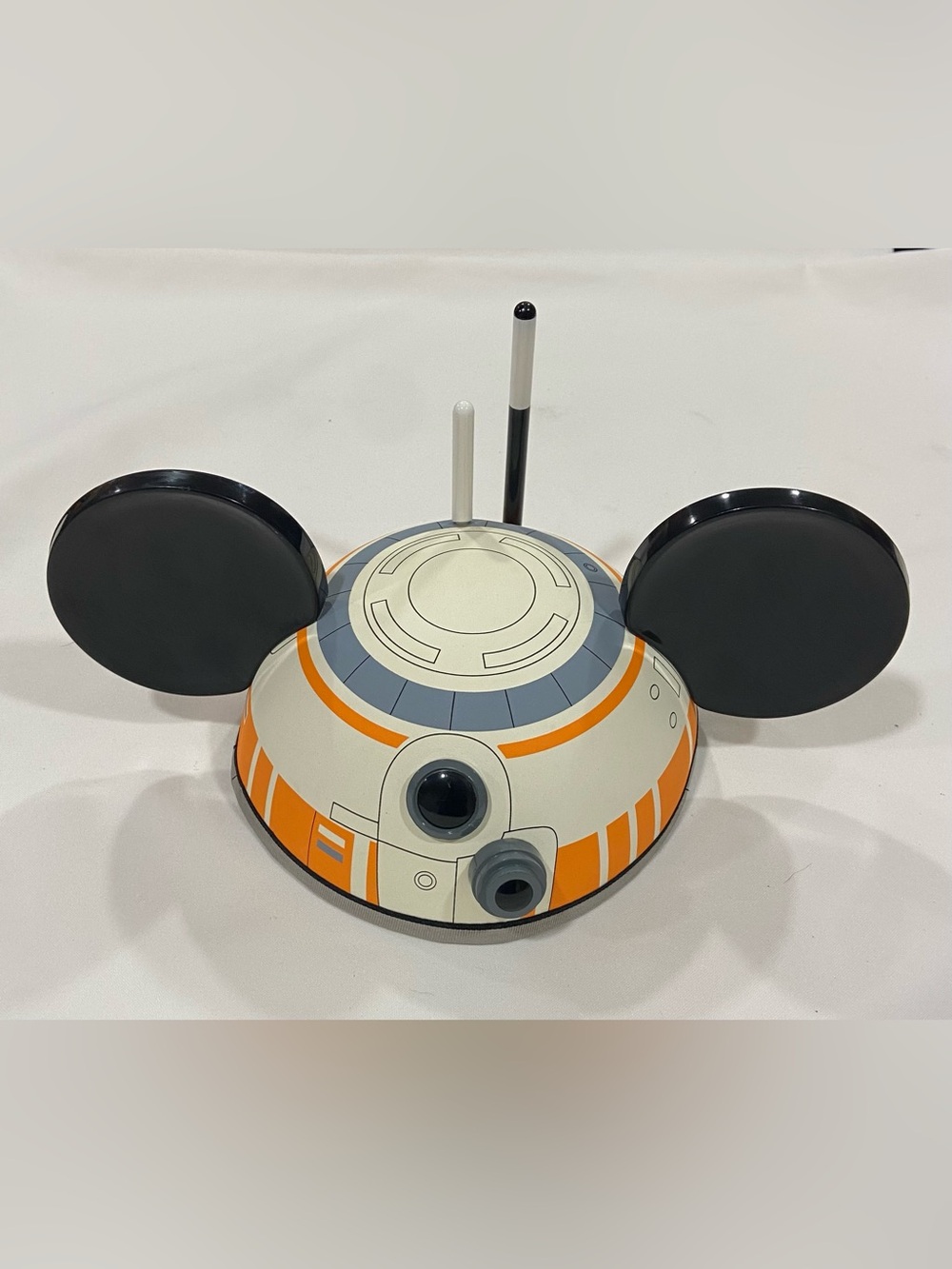 Authentic Disney Parks Mickey Mouse Ears Star Wars BB-8 Droid Hat/Cap Adult 54cm